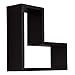 Modular “L” Shelf – Espresso
