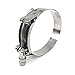 HPS Marine 316 Stainless Steel T-Bolt Hose Clamp, Range: 4.25"-4.57" (108mm-116mm), SAE # 102