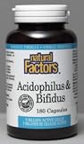 Acidophilus/Bifidus 10billion (180Capsules) Brand: Natural Factors