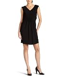 Tiana B Women's Pin Tuck V-Neck Jersey Dress
