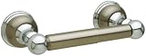 Baldwin 3543.156 Laguna Double-Post Tissue Holder, Satin Nickel with Polished Chrome