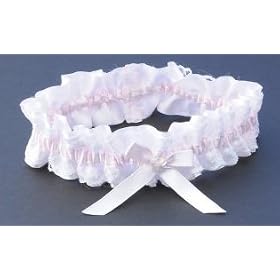 NYK Pink Bow detail lace garter