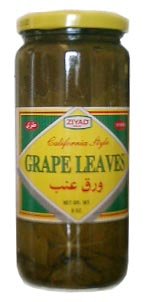 California Grape Leaves 1lb jar (ziyad) DR.WT. 8oz by parthenonfoods.com