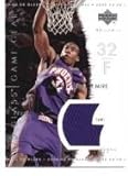 2003-04 UD Glass Game Gear #GGAS Amare Stoudemire - Phoenix Suns (Piece of Authentic Game-Worn Jersey) (Basketball Cards)