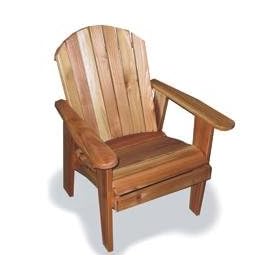 Adirondack Garden Chair Painted Light Grape Purple - Hand Crafted in Western Red Cedar by Cedar Chair Store