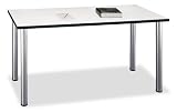 Bush Furniture Aspen Large Rectangle Table White Spectrum