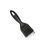 Charcoal Companion 8-Inch Wire Grill Brush with Black Plastic Handle by 