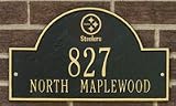 STEELERS Personalized Arched Address Plaque