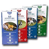 Advantix K9 Flea Killer Plus - Red - 21-55 lbs. 6 Month Supply