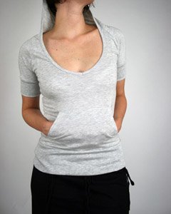 Women's Heather Hooded Sweatshirt