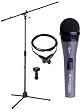 Cardioid Microphone Kit With Mzq800 Clip Sems3000 Stand And Cj25 Cable