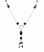 Jewelry : Necklace - N318 - Circle "Y" ~ Black and Brown