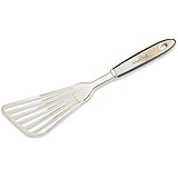 Fish Spatula - AdeptChef Stainless Steel, Slotted Turner - Beveled Design Ideal For Turning & Flipping To Enhance Frying & Grilling - Sturdy Handle, Multi-Purpose - Buy Your Premium Experience TODAY!