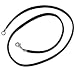Jewelry : 15 Inch Black LEATHER CHOKER Necklace