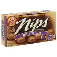 Nestle Nips Rich and Creamy Hard Candy, Butter Rum Flavor, 4 Oz Pack, 12 ea by Nestle