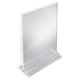 Azar 142715 8-1/2-Inch W by 11-Inch H Top-Load Acrylic Sign Holder, 10-Piece Set
