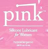 Empowered Products Pink Silicone Lubricant for Women, Single Use Packet
