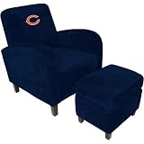Chicago Bears Den Chair with Ottoman