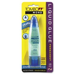 TOM52180 - Mono Aqua Nontoxic Liquid Glue w/Wide Tip Pen Style Applicators