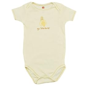 Hudson Baby Go Bananas Organic Cotton Sleeveless Bodysuit (Sizes 0M  12M)