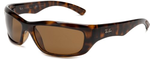 Ray-Ban Men's RB4160P Rectangle Polarized Sunglasses product image