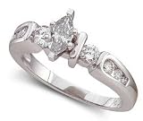 3/4ct Marquise Engagement