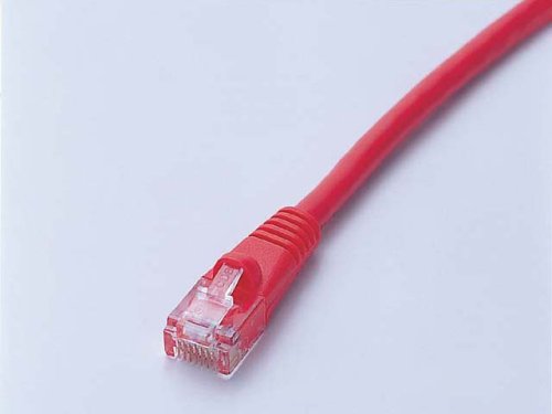 ロアス LANケーブル レッド 1m LTC-ES01R