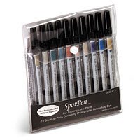 SpotPen Color Print Retouching Pen Set #3, Set of 10 Different Color Pens