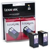  : Lexmark #33 Color Print Cartridge Twin Pack ( 18C0534 )