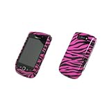 Hot Pink Zebra Design Snap-On Cover Case for Blackberry Torch 9800