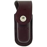 Buck Knives Burgundy Leather Sheath Only for Alpha Folder, Wood by Buck Knives