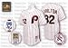 Steve Carlton #32 1976 Philadelphia Phillies Authentic Throwback Mitchell and Ness MLB Baseball Jersey (White)