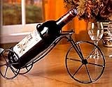 Brilliant Black Finish Single Bottle Wine Butler