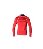 Body Glove Juniors Long Arm Lycra Rash Guard Shirt (Red, 4/7X)