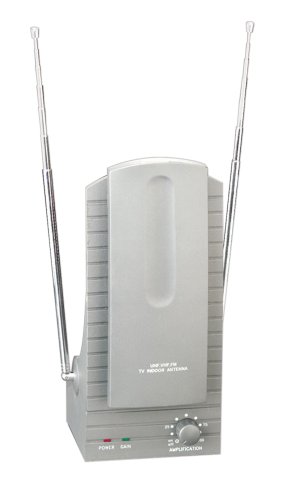 Leviton 100-C5864 Amplified TV-FM Indoor TV Antenna