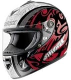 Shark RSX INTENSE BLK_RED_WHITE XS MOTORCYCLE Full-Face-Helmet