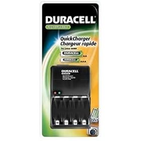 Duracell CEF12N Quick Charger for AA & AAA Rechargeable Batteries