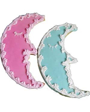 Beautiful Cookies Organic Party Favors-Moon Organic Cookies Cookies, 10 Cookies by Beautiful Cookies