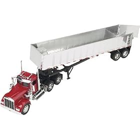New Ray Die-Cast Truck Replica - Kenworth W900 Frameless Dump Truck, 1:32 Scale, Model# 13733