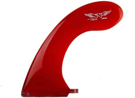 Rainbow Fin Company Wingnut Cutaway Longboard Fin 10" Red