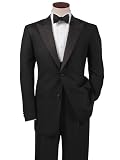 Review   / Black Grosgrain Peak Lapel Tuxedo