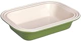 Le Creuset Stoneware 10 by 7-Inch Deep Dish Baker, Kiwi