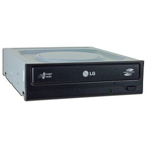 LG GH22LP21 LightScribe 22X E-IDE Super Multi DVD+/-RW Internal Drive, Bulk with Software (Black)