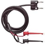 Pomona Double Banana Plug To Minigrabber Test Clips, 36L