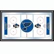 NHL St. Louis Blues Framed Hockey Rink Mirror