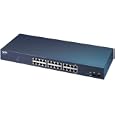 24PORT 10/100/1000 Enet RJ45 with 2 Shared Mini-gbic Slots
