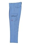 SOWA(ソーワ) ツータックカーゴパンツ ブルー 91サイズ 3448
