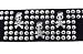 Steel Beads Skulls Wide Leather Band Halloween Accessories