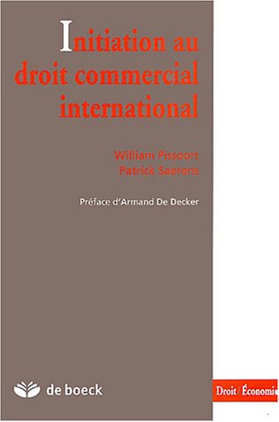 Initaition au droit commercial international Initaition au droit commercial international