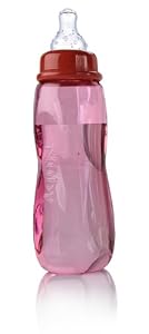 Nuby 3 Pack Tinted Bottle, 8 Ounce, Colors May Vary